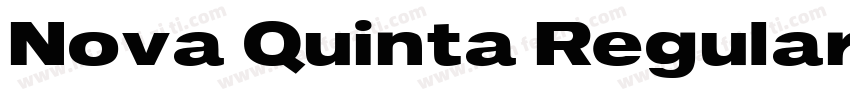 Nova Quinta Regular字体转换